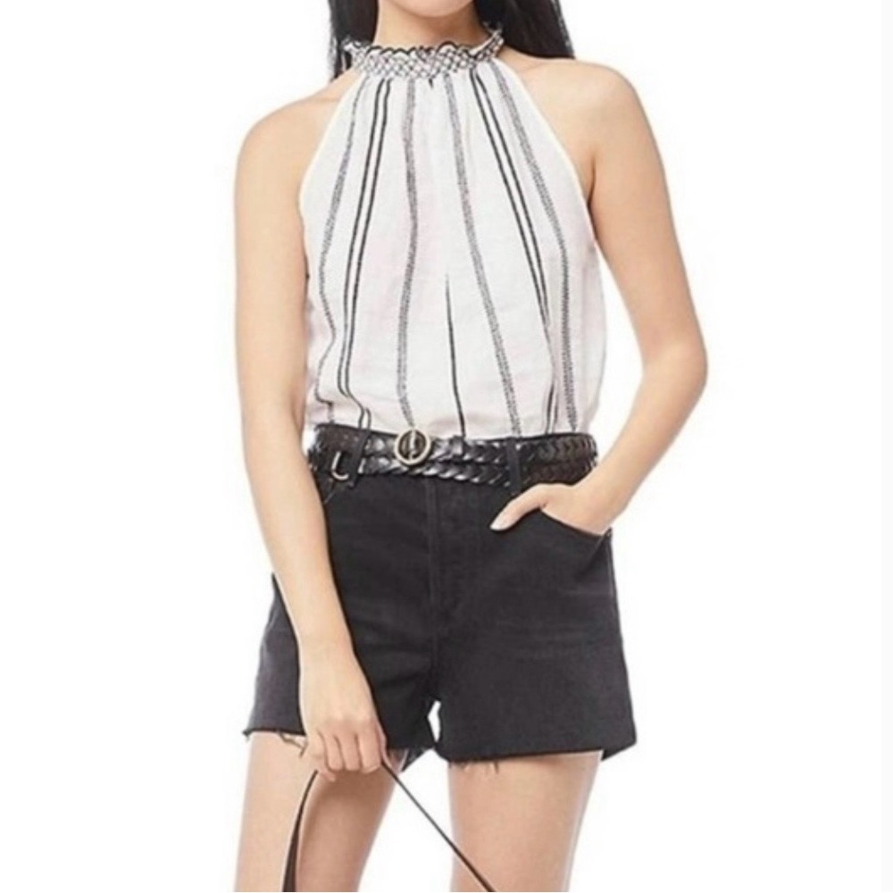 Frame mock-neck top